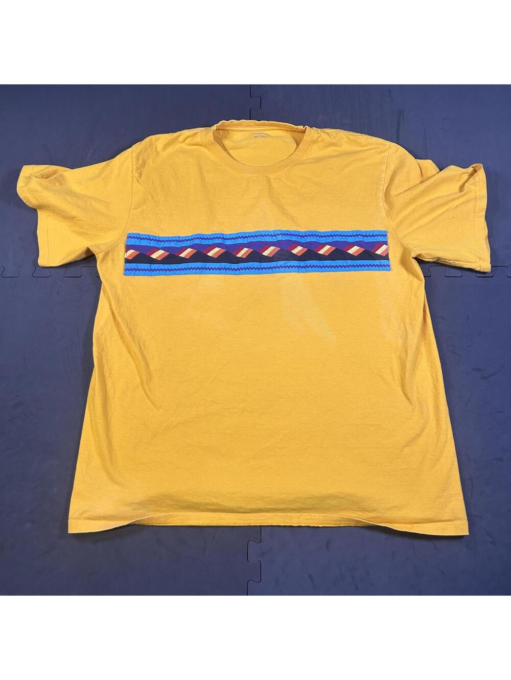 Men's Yellow bcg Short Sleeve T-Shirt Size XXXL